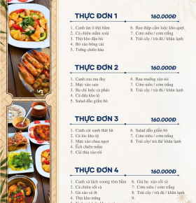 MENU CƠM ĐOÀN 