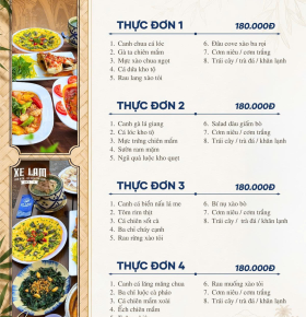 MENU CƠM ĐOÀN 3