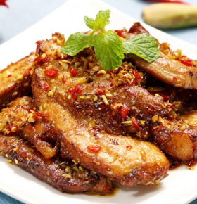 Ba Chỉ Chiên Muối Sả 