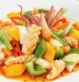 Mực Xào Chua Ngọt 