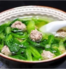 Canh Chả Cá Thác Lác Nấu Cải Xanh 