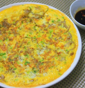 Trứng Chiên Thịt Bằm 