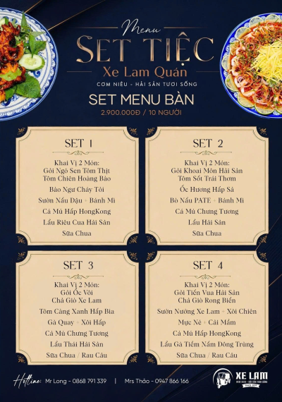 SET TIỆC